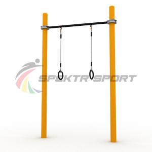 Купить Турник классический для занятий Воркаут с кольцами SP WRK-07 + Rings_76mm в Братске 