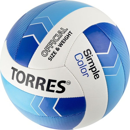 Купить Мяч волейбольный Torres Simple Color любительский р.5 в Братске 